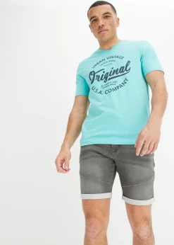 T-shirt col V, 100% coton
