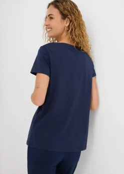 T-shirt coton à imprimé cœur