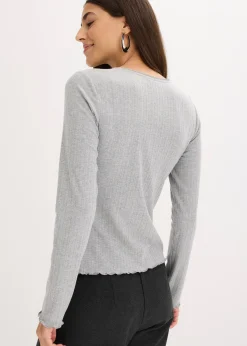 T-shirt côtelé