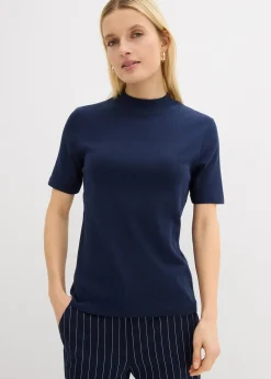 T-shirt côtelé 100% coton