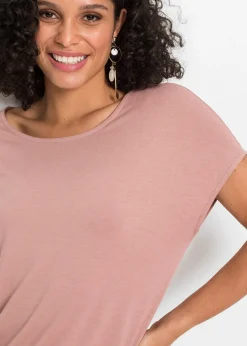 T-shirt doux en viscose extensible