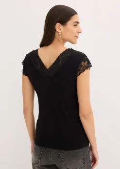 T-shirt doux en viscose extensible
