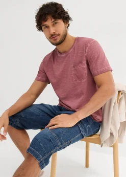 T-shirt effet délavé
