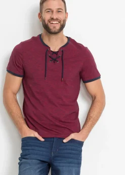 T-shirt en coton avec laçage