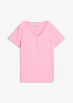 T-shirt en coton et viscose
