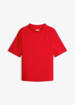 T-shirt en crêpe texturé