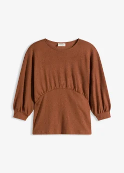 T-shirt en maille bouclette
