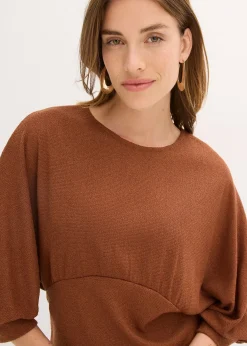 T-shirt en maille bouclette
