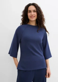 T-shirt en matière néoprène avec empiècement élastique