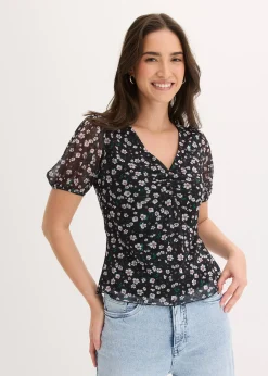 T-shirt en mesh délicat