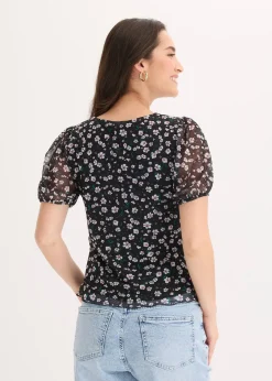 T-shirt en mesh délicat