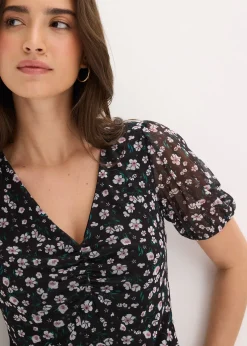 T-shirt en mesh délicat