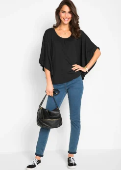 T-shirt en viscose à manches chauve-souris