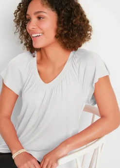 T-shirt en viscose extensible