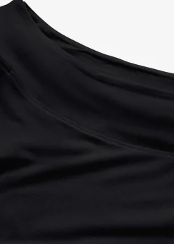 T-shirt encolure Bardot en viscose extensible