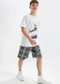 T-shirt et bermuda 100% coton (ens. 2 pces)