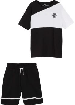T-shirt et bermuda en jersey (ens. 2 pces) 100% coton
