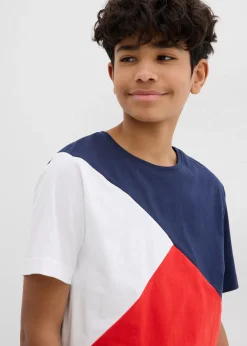 T-shirt et bermuda molletonné (ens. 2 pces.) 100% coton