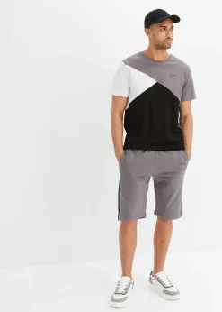 T-shirt et bermuda sweat (ens. 2 pces)