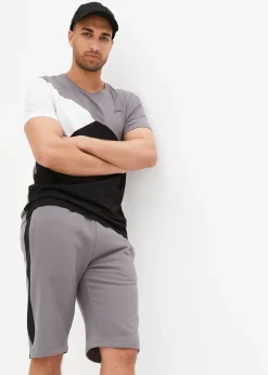 T-shirt et bermuda sweat (ens. 2 pces)
