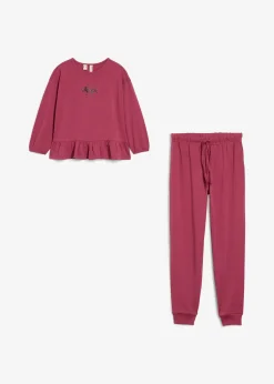 T-shirt et pantalon de jogging coton (ens. 2 pces)