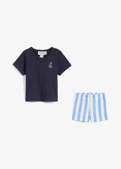 T-shirt et short bébé 100% coton (ens. 2 pces)