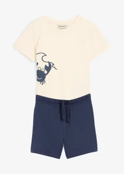 T-shirt et short en jersey coton (ens. 2 pces)