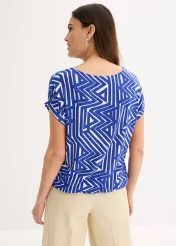T-shirt fluide et oversize en viscose extensible