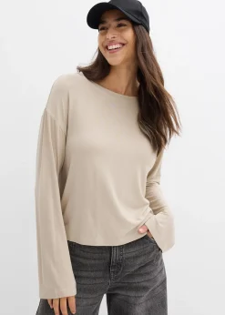 T-shirt fluide et oversize en viscose extensible