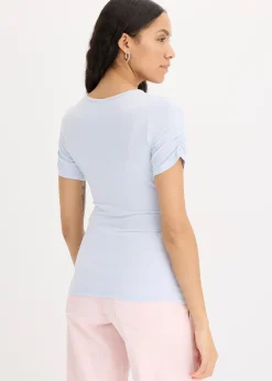 T-shirt froncé