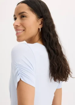 T-shirt froncé