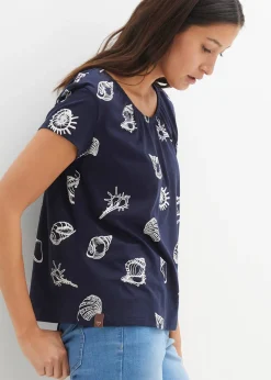 T-shirt imprimé à col rond