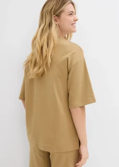 T-shirt long en interlock