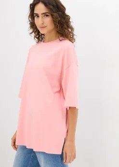 T-shirt long en interlock