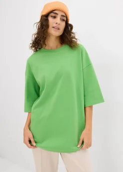 T-shirt long en interlock