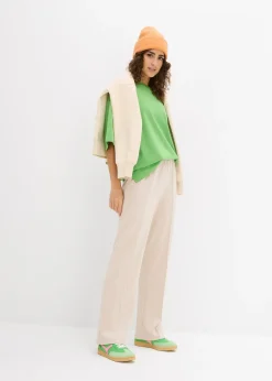T-shirt long en interlock