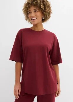 T-shirt long en interlock