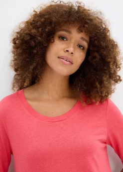 T-shirt long en viscose douce