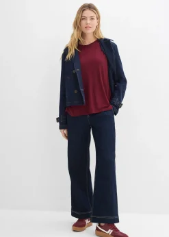 T-shirt long en viscose douce