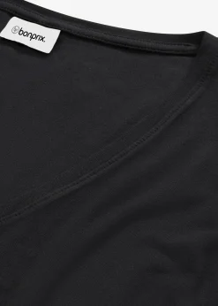 T-shirt long en viscose extensible