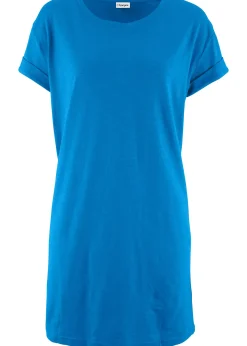 T-shirt long et boxy à manches courtes