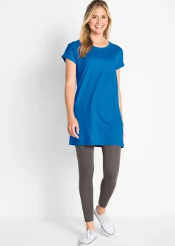 T-shirt long et boxy à manches courtes