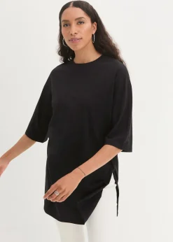 T-shirt long oversize 100% coton