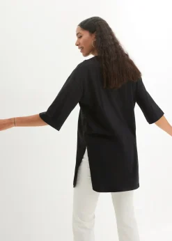 T-shirt long oversize 100% coton