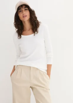 T-shirt manches longues 100% coton