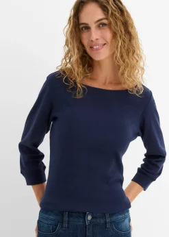 T-shirt manches longues 100% coton
