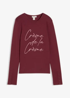 T-shirt manches longues 100% coton