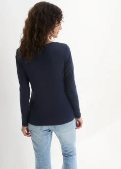 T-shirt manches longues 100% coton