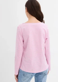 T-shirt manches longues 100% coton