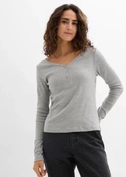 T-shirt manches longues 100% coton